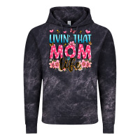 Cloud Black livin' that mom life Vintage Hoodie - JahusDesignShop