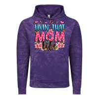 Cloud Purple livin' that mom life Vintage Hoodie - JahusDesignShop