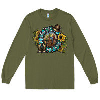 Army Green cowboy take me away 2 Long Sleeve Tee - SublimationCraftShop