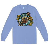 Colony Blue cowboy take me away 2 Long Sleeve Tee - SublimationCraftShop