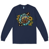 Navy cowboy take me away 2 Long Sleeve Tee - SublimationCraftShop