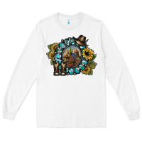White cowboy take me away 2 Long Sleeve Tee - SublimationCraftShop