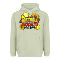Matcha Softball Is My Favorite Season Heavyweight Hoodie - LillyAllenDesigns