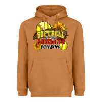 Meerkat Softball Is My Favorite Season Heavyweight Hoodie - LillyAllenDesigns