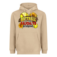 Mushroom Softball Is My Favorite Season Heavyweight Hoodie - LillyAllenDesigns