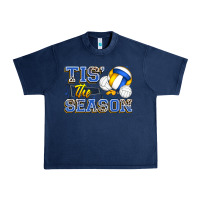 Navy tis' the season volleyball Urban Heavy Tee - Zillion Design Studio