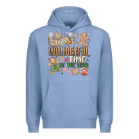 Colony Blue wonderful time Premium Hoodie - MaliasSmallBusiness