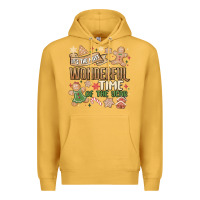 Mustard wonderful time Premium Hoodie - MaliasSmallBusiness