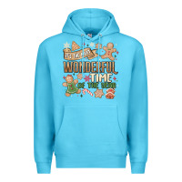 Ocean Blue wonderful time Premium Hoodie - MaliasSmallBusiness