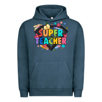 Pigment Midnight Navy super teacher Urban Hoodie - Artiststas