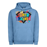 Pigment Pebble Blue super teacher Urban Hoodie - Artiststas
