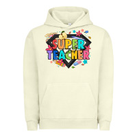 Pigment Pistachio super teacher Urban Hoodie - Artiststas