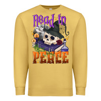 Antique Gold Read in peace Halloween Premium Sweatshirt - NancyCooperArtShop