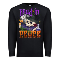 Black Read in peace Halloween Premium Sweatshirt - NancyCooperArtShop