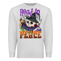 Dove Grey Read in peace Halloween Premium Sweatshirt - NancyCooperArtShop