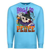 Ocean Blue Read in peace Halloween Premium Sweatshirt - NancyCooperArtShop