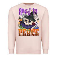 Pale Pink Read in peace Halloween Premium Sweatshirt - NancyCooperArtShop