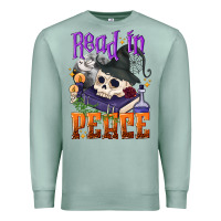 Seafoam Read in peace Halloween Premium Sweatshirt - NancyCooperArtShop