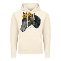 Vintage Artic black and white western horse Vintage Hoodie - RanaPortraitStore