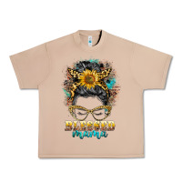 Burro blessed mama messy bun Urban Heavy Tee - BarkalooDesign