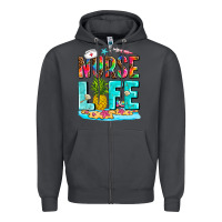 Smoke nurse life summer Zipper Hoodie - AdoDesignShop