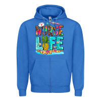 True Royal nurse life summer Zipper Hoodie - AdoDesignShop