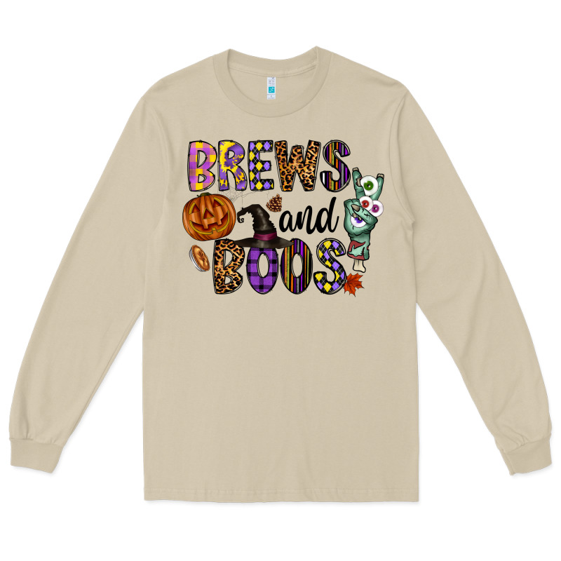 Brews And Boos Long Sleeve Tee by CowhideDigitalArt | Teevron
