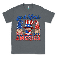 Charcoal Heather god bless america gnome Classic Tee - HRA Design Shop