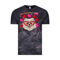 Cloud Black valentine's day white pomeranian Vintage Tee - RanaPortraitStore