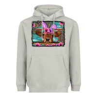 Moon Dust easter floral leopard cow Heavyweight Hoodie - Jasminsmagicworld