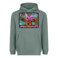 Sage easter floral leopard cow Heavyweight Hoodie - Jasminsmagicworld