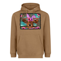Toasted Coconut easter floral leopard cow Heavyweight Hoodie - Jasminsmagicworld