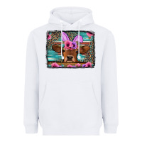 White easter floral leopard cow Heavyweight Hoodie - Jasminsmagicworld
