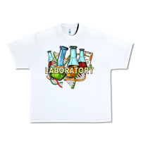 White laboratory Urban Heavy Tee - texasbilliewilder