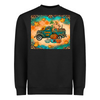 Black Pumpkin farm Heavyweight Sweatshirt - RanaPortraitStore
