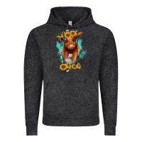 Vintage Black baby cow in a bucket Vintage Hoodie - RanaPortraitStore