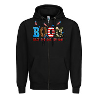 Black boom bitch get out the way Zipper Hoodie - AdoDesignShop