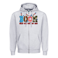 Heather Grey boom bitch get out the way Zipper Hoodie - AdoDesignShop