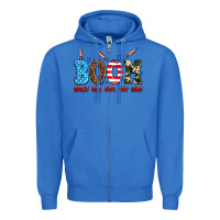 True Royal boom bitch get out the way Zipper Hoodie - AdoDesignShop