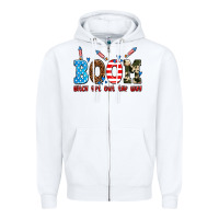 White boom bitch get out the way Zipper Hoodie - AdoDesignShop