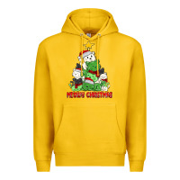 Lemon meowy christmas cat tree Premium Hoodie - MaliasSmallBusiness