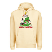 Pina Colada meowy christmas cat tree Premium Hoodie - MaliasSmallBusiness