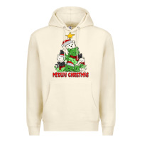 Sandshell meowy christmas cat tree Premium Hoodie - MaliasSmallBusiness