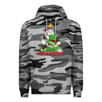 Slate Camo meowy christmas cat tree Premium Hoodie - MaliasSmallBusiness