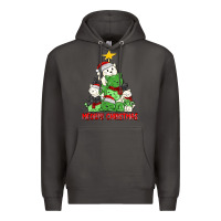 Smoke meowy christmas cat tree Premium Hoodie - MaliasSmallBusiness
