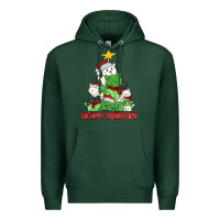 Sports Green meowy christmas cat tree Premium Hoodie - MaliasSmallBusiness