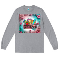 Heather Grey teacher life Long Sleeve Tee - AdoDesignShop