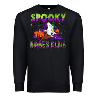 Black Spooky babes club Premium Sweatshirt - NancyCooperArtShop