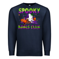 Navy Spooky babes club Premium Sweatshirt - NancyCooperArtShop