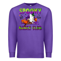 Purple Spooky babes club Premium Sweatshirt - NancyCooperArtShop
